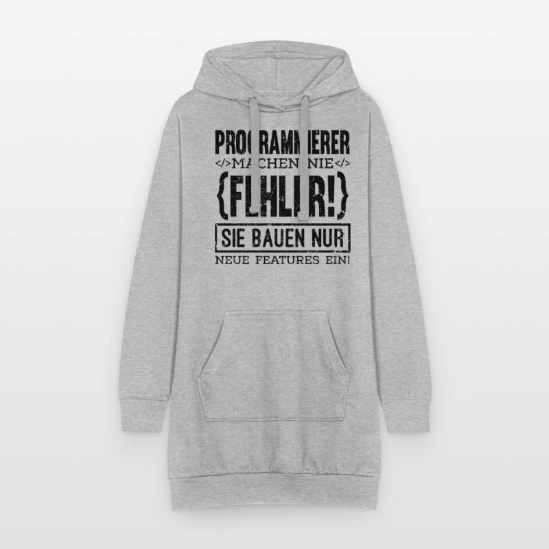Programmierer machen nie Fehler Computer Nerd PC G Hoodie-Kleid