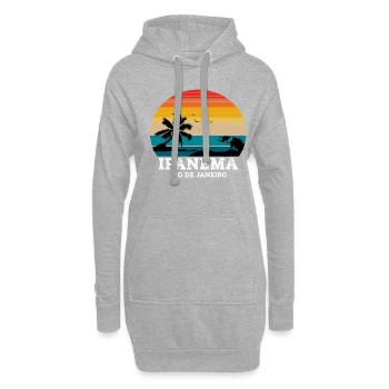 IPANEMA RIO DE JANEIRO - Hoodie-Kleid - Grau meliert - Vorne