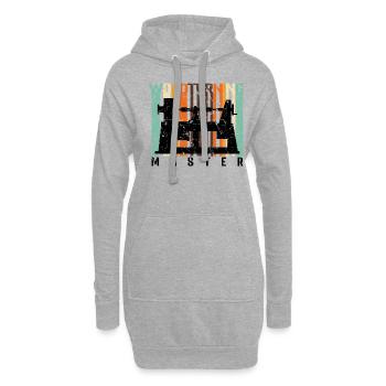 Tourneurs Drechselbank Drechsel - Sweat-shirt à capuche long Femme - gris chiné - Devant