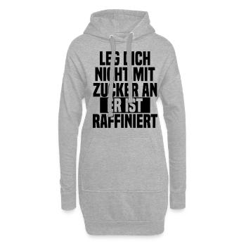 Diabetik Diabetiker Insulin Typ 1 - Hoodie-Kleid - Grau meliert - Vorne