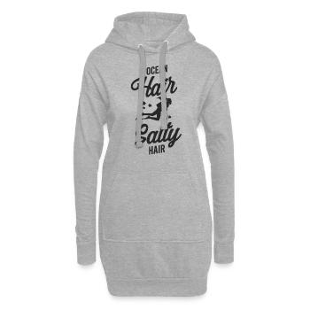 Scuba Diving Diver Girl Ocean Air - Hoodie-Kleid - Grau meliert - Vorne