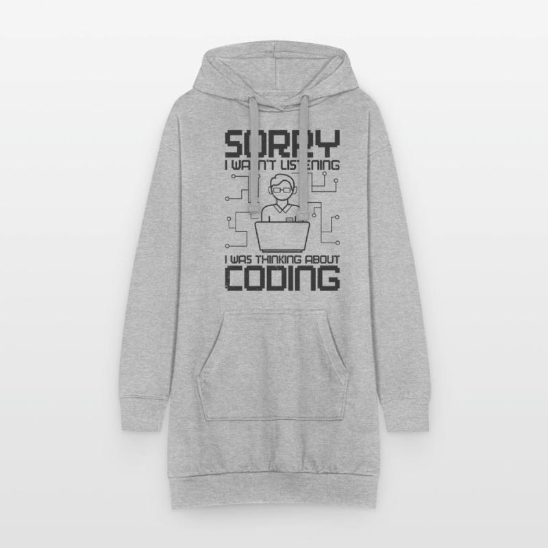 Programmierer Software Web Entwickler Coder Coding Hoodie-Kleid