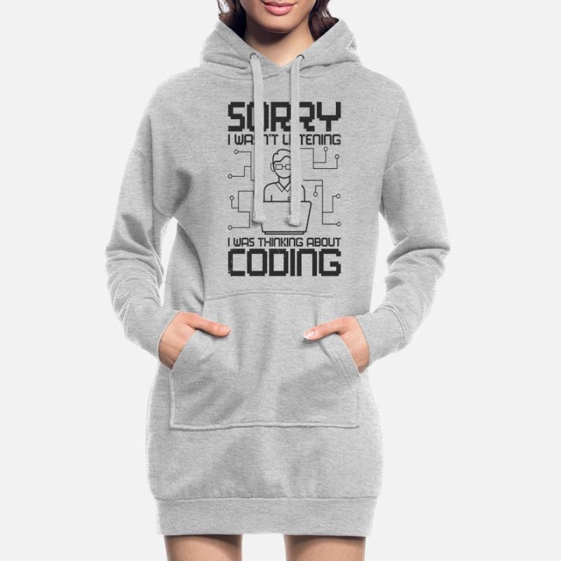 Programmierer Software Web Entwickler Coder Coding Hoodie-Kleid