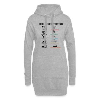 Floorball Floor Hockey Unihockey. - Hoodie-Kleid - Grau meliert - Vorne