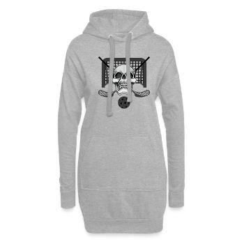 Floorball Floor Hockey Unihockey. - Hoodie-Kleid - Grau meliert - Vorne