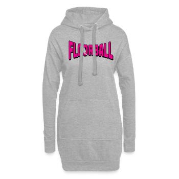 Floorball Floor Hockey Unihockey. - Hoodie-Kleid - Grau meliert - Vorne