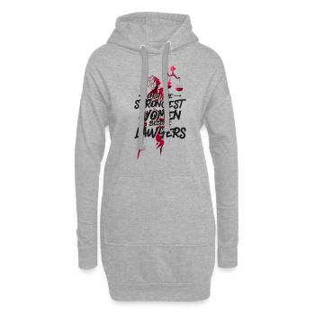 Young Lawyer Attorney Law Mom - Hoodie-Kleid - Grau meliert - Vorne