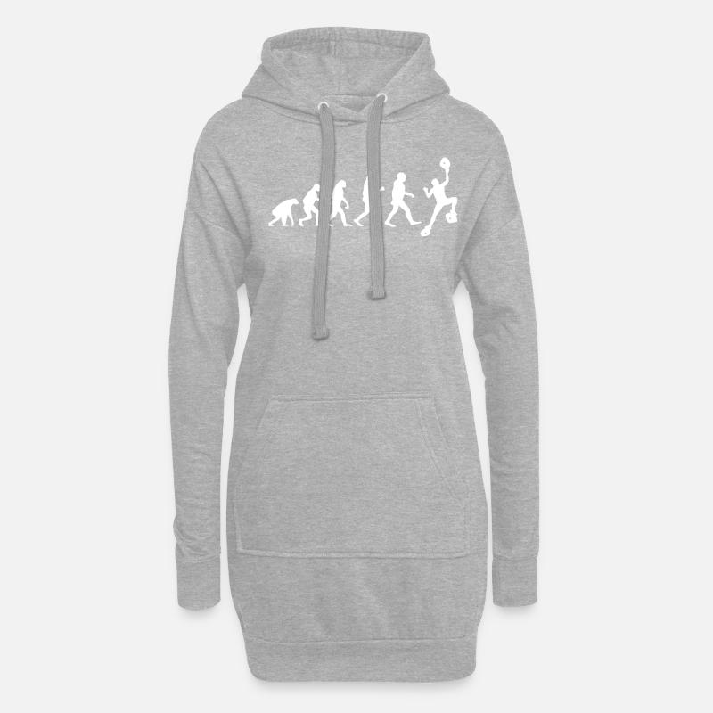 Boulder Evolution Mann Bouldern Herren - Hoodie-Kleid - Grau meliert