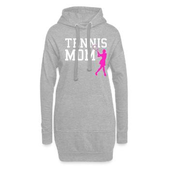 tennis mom - Hoodie-Kleid - Grau meliert - Vorne