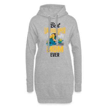 Landscaper Landscaping Landscape - Hoodie-Kleid - Grau meliert - Vorne
