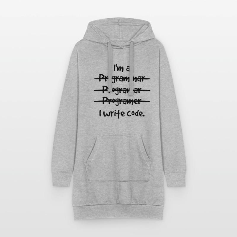I'm A Programmer I Write Code Computer Scientist A Hoodie-Kleid