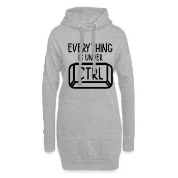 Everything Is Under Control Programmer Coder Softw - Hoodie-Kleid - Grau meliert - Vorne