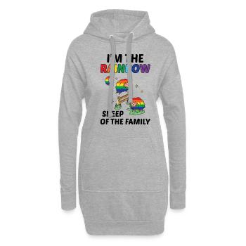 I'm The Rainbow Sheep In The Family Lesbian Love G - Hoodie-Kleid - Grau meliert - Vorne