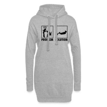 Snorkeling Snorkeler Statement Problem Solution. - Hoodie-Kleid - Grau meliert - Vorne