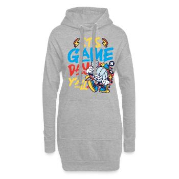 Volleyball Player Team It's Game - Hoodie-Kleid - Grau meliert - Vorne