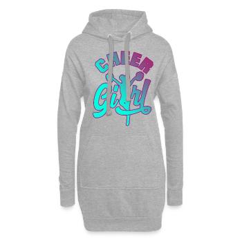 Cheer Girl Cheerleading Cheerleader Cheerdance Gym - Hoodie-Kleid - Grau meliert - Vorne