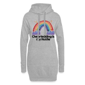 Cheerleading Is My Hustle Cheerleader Gymnast Chee - Hoodie-Kleid - Grau meliert - Vorne