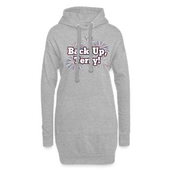 Back Up Terry Funny July 4th - Hoodie-Kleid - Grau meliert - Vorne
