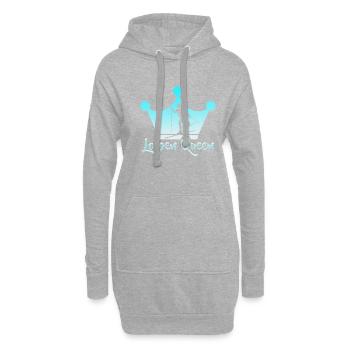 Langläufer Biathlon Skilangläufer - Hoodie-Kleid - Grau meliert - Vorne