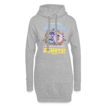 Doughnut - Hoodie Dress - heather grey - Front