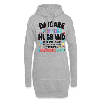Fournisseur de services de garde d’enfants Enseignant - Sweat-shirt à capuche long Femme - gris chiné - Devant