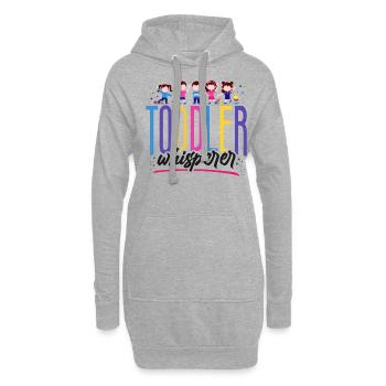 Childcare Daycare Provider Teacher - Hoodie-Kleid - Grau meliert - Vorne