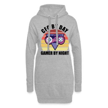 CFO By Day Gamer By Night Video Game Player Gaming - Hoodie-Kleid - Grau meliert - Vorne