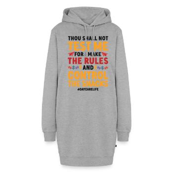 Fournisseur de services de garde d’enfants Enseignant - Sweat-shirt à capuche long Femme - gris chiné - Devant