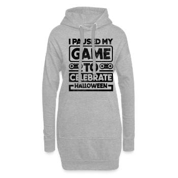 I Paused My Game Video Game Player Gaming Gamer Ne - Hoodie-Kleid - Grau meliert - Vorne