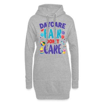 Fournisseur de services de garde d’enfants Enseignant - Sweat-shirt à capuche long Femme - gris chiné - Devant