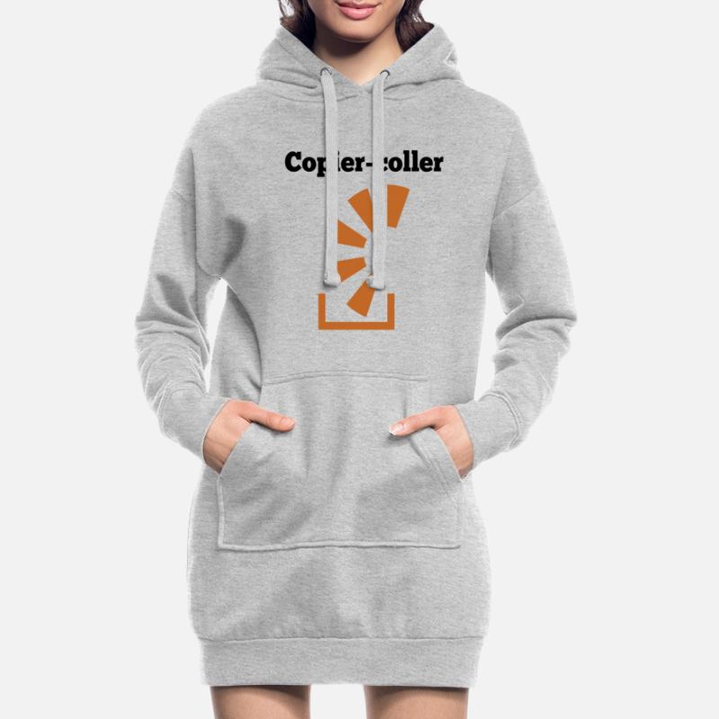 Copier Coller Programmer Software Developer Nerd G Hoodie-Kleid