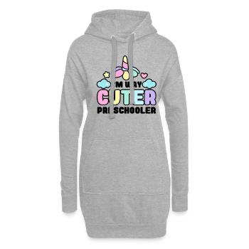 Enfants d’âge préscolaire Retour à l’école Way Cuter pour les filles - Sweat-shirt à capuche long Femme - gris chiné - Devant