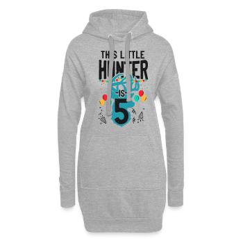 Buck Deer Chasse Hunter Kid - Sweat-shirt à capuche long Femme - gris chiné - Devant