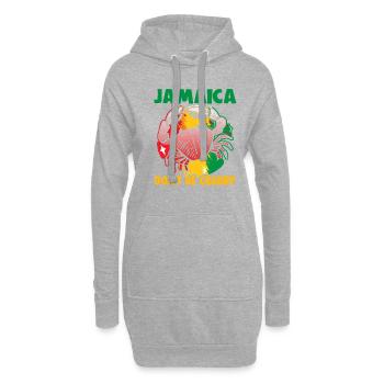 Jamaika Strandurlaub am Meer Design Strandmotiv - Hoodie-Kleid - Grau meliert - Vorne