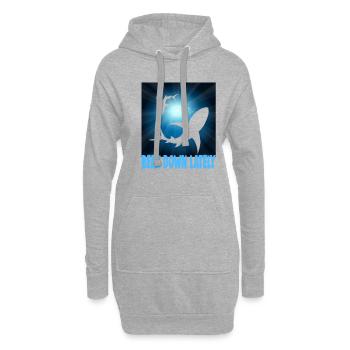 Instructeur de conception de plongée sous-marine Snorkeling - Sweat-shirt à capuche long Femme - gris chiné - Devant