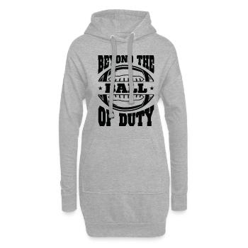 Fußball Jenseits des Balls der Pflicht Sport - Hoodie-Kleid - Grau meliert - Vorne