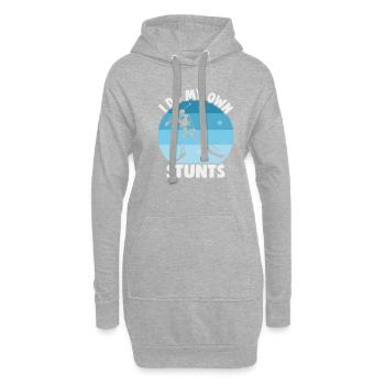 Skieurs de fond biathlon de fond - Sweat-shirt à capuche long Femme - gris chiné - Devant