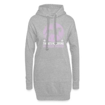 Design équestre et équestre pour les amoureux des chevaux - Sweat-shirt à capuche long Femme - gris chiné - Devant