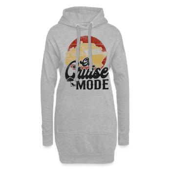 Cruise Ship Vacation Vintage On - Hoodie-Kleid - Grau meliert - Vorne