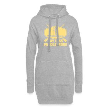 Sup Stand Up Paddle Design Sup Board Paddeln - Hoodie-Kleid - Grau meliert - Vorne