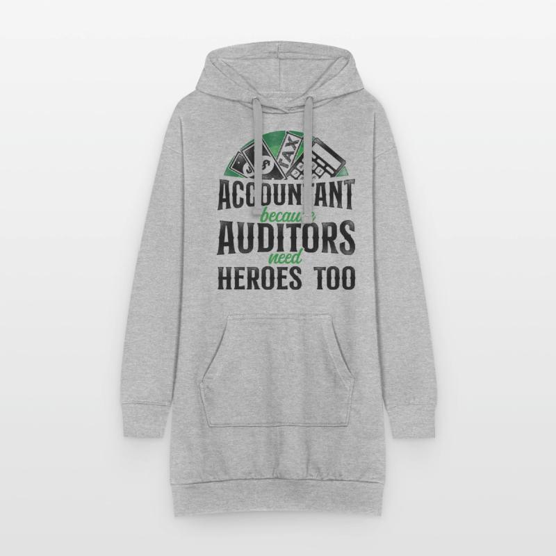 Comptable Comptable Comptable Comptabilité Sweat-shirt à capuche long Femme