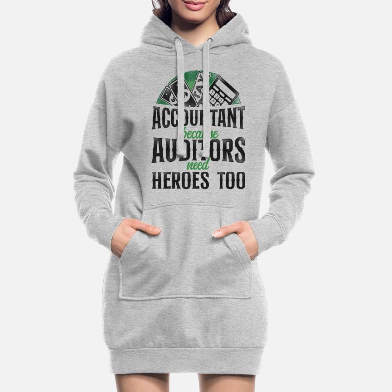 Comptable Comptable Comptable Comptabilité Sweat-shirt à capuche long Femme