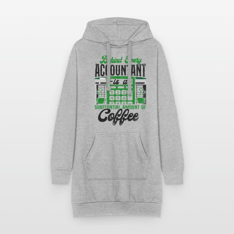 Comptable Comptable Comptable Comptabilité Sweat-shirt à capuche long Femme