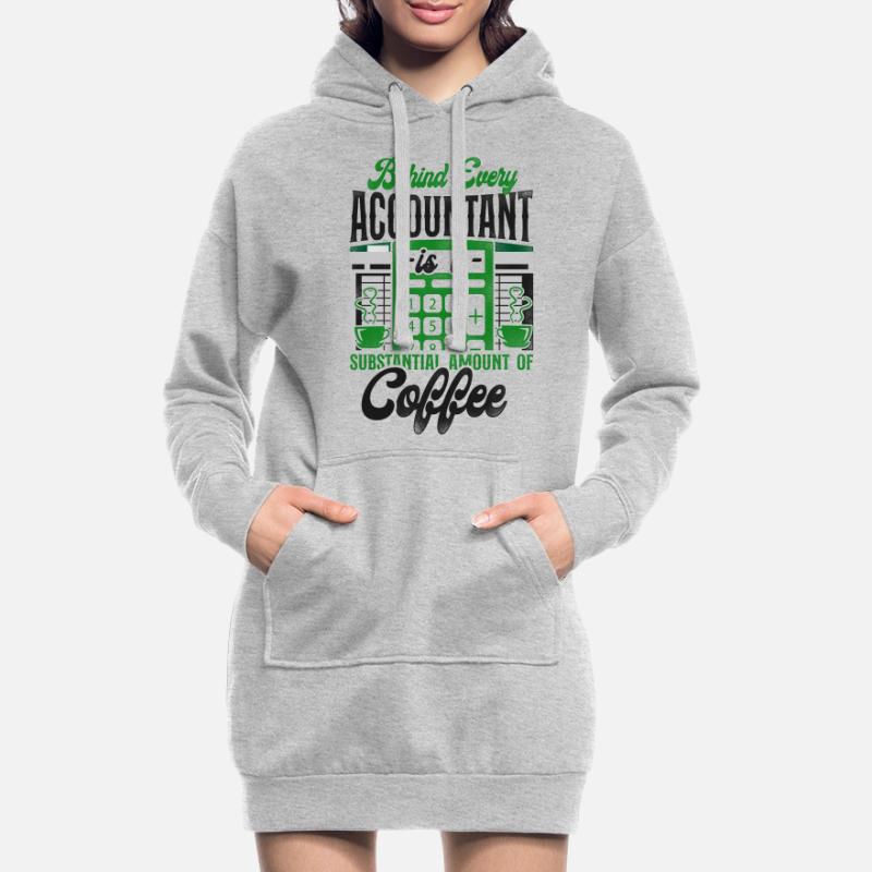 Comptable Comptable Comptable Comptabilité Sweat-shirt à capuche long Femme