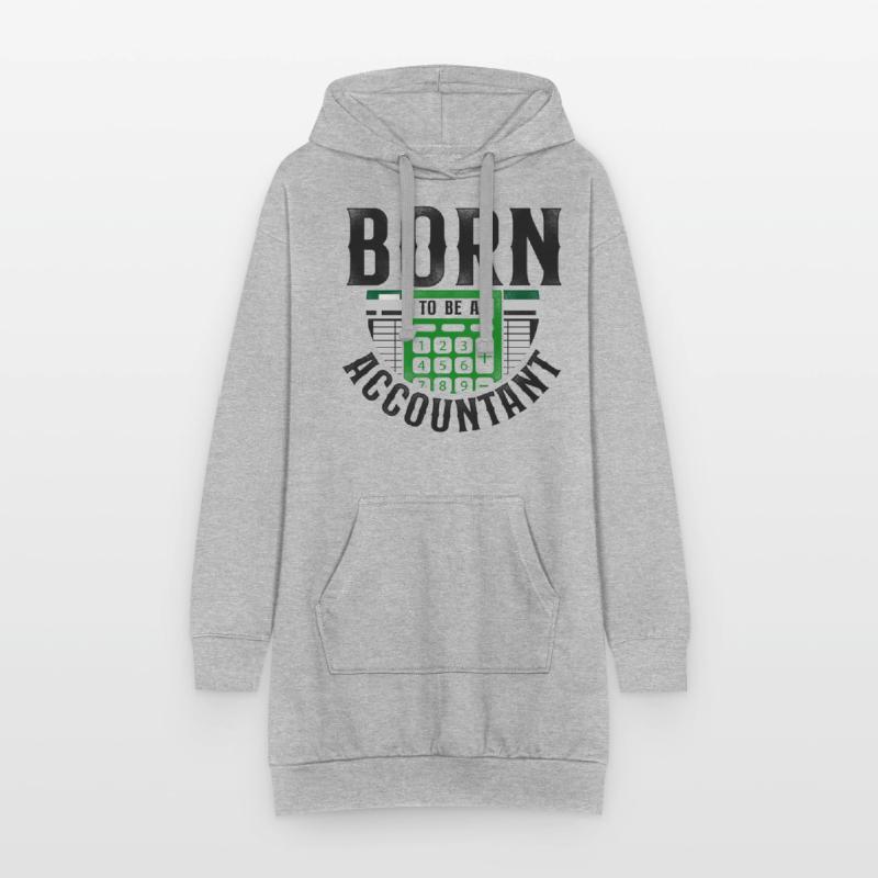 Comptable Comptable Comptable Comptabilité Sweat-shirt à capuche long Femme