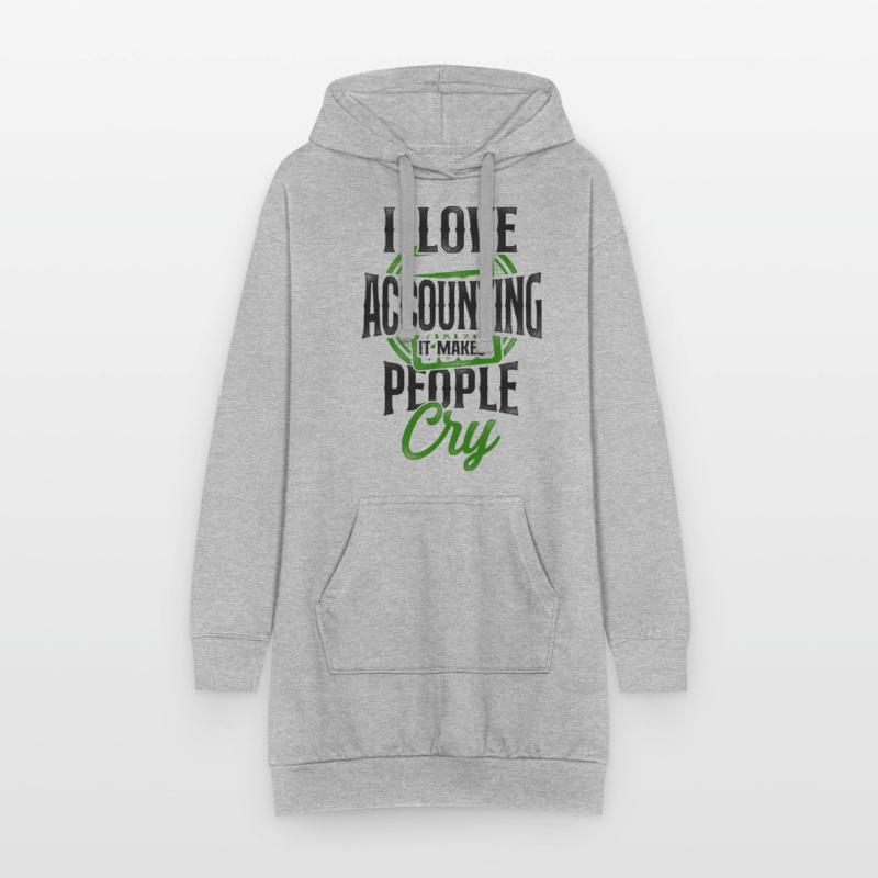 Comptable Comptable Comptable Comptabilité Sweat-shirt à capuche long Femme