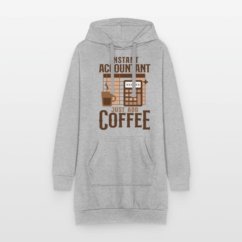 Comptable Comptable Comptable Comptabilité Sweat-shirt à capuche long Femme