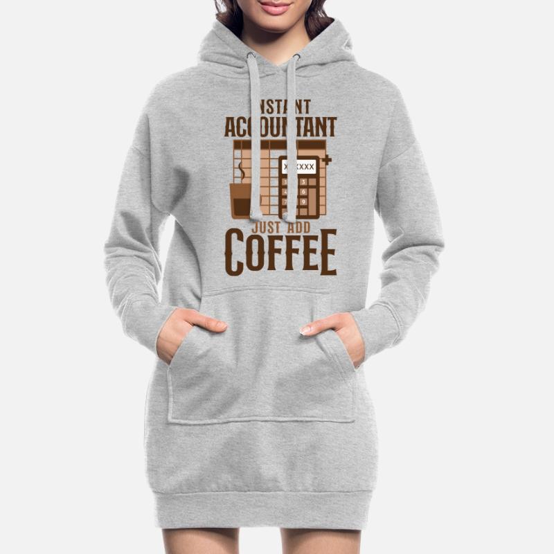 Comptable Comptable Comptable Comptabilité Sweat-shirt à capuche long Femme