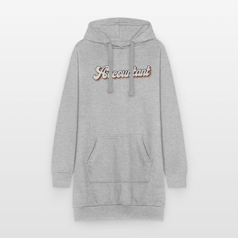 Comptable Comptable Comptable Comptabilité Sweat-shirt à capuche long Femme