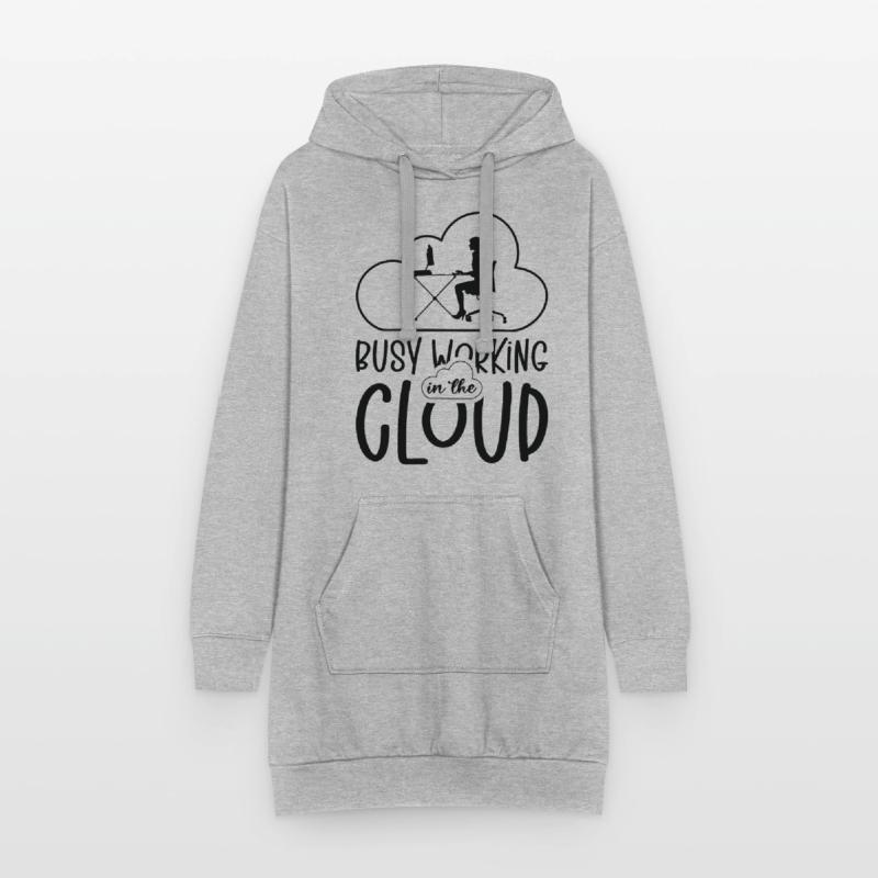 Cloud Computing Programmierer Kodierung Hoodie-Kleid
